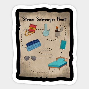 Stoner Scavenger Hunt Sticker